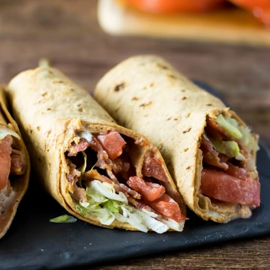 BLT Wraps with Secret Sauce