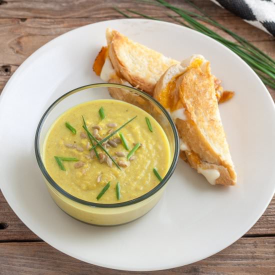 Curried Yellow Squash Soup – GF & V