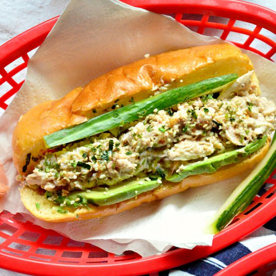 Crab and Avocado California Bun