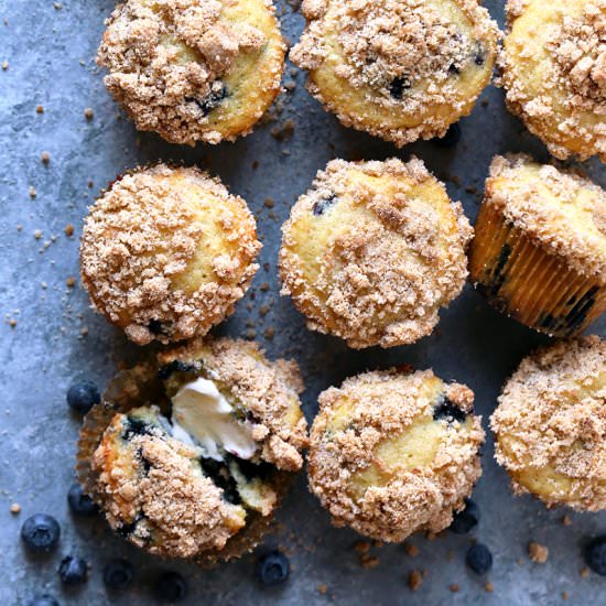 Blueberry Crumb Muffins