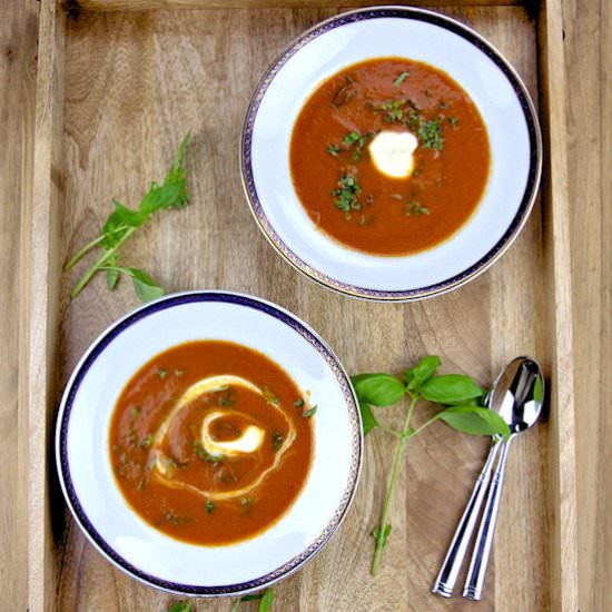 Fresh Summer Tomato Soup