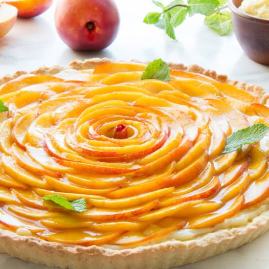 Fresh Peach Crostata