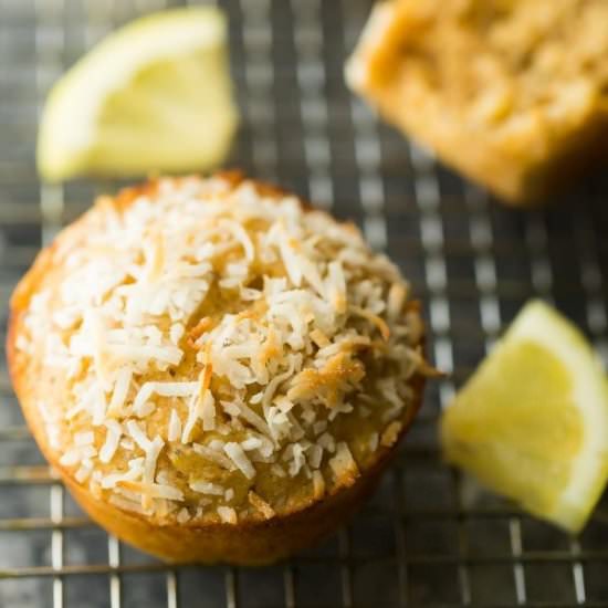 Lemon Chia Yogurt Muffins