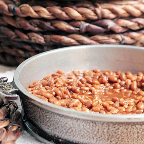 Slow Cooker Cowboy Beans