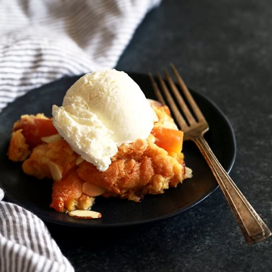 Cake Mix Fresh Peach Cobbler