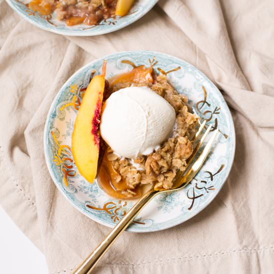 Easy Peach Crisp