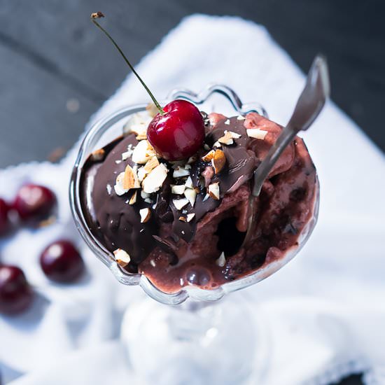 Cherry & Chocolate Frozen Yogurt