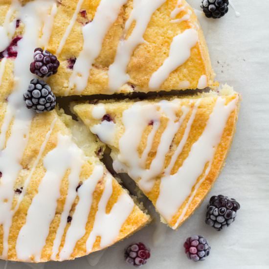 Lemon Berry Olive Oil Cake