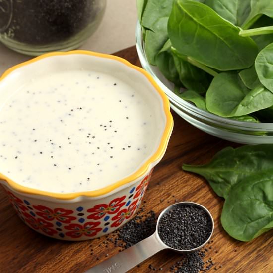 Greek Yogurt Poppy Seed Dressing