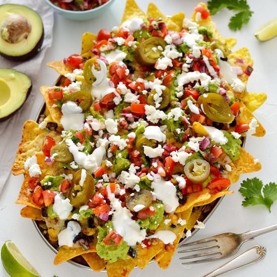 Loaded Veggie Nachos