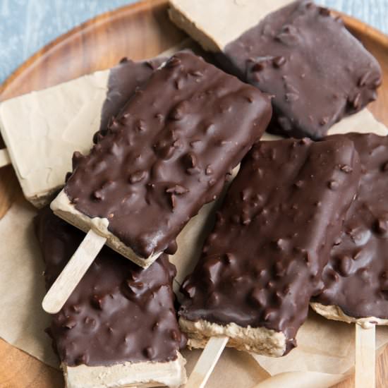 Almond Mocha Ice Cream Bars