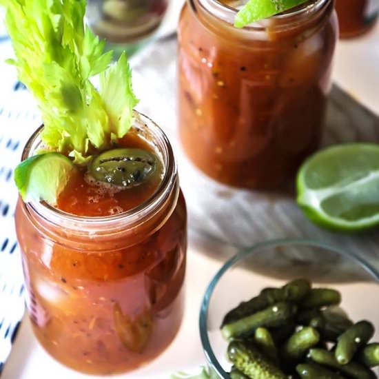 Homemade Bloody Mary Mix