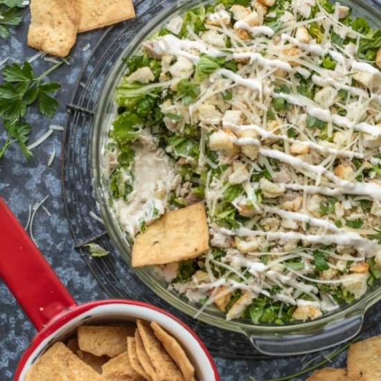 Chicken Caesar Salad Dip