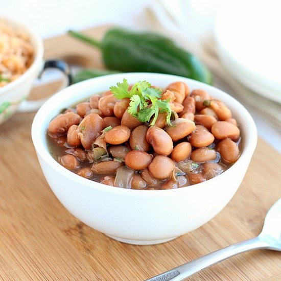 Vegan Charro Beans