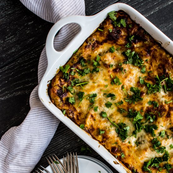 Hatch Chile Chicken Lasagna