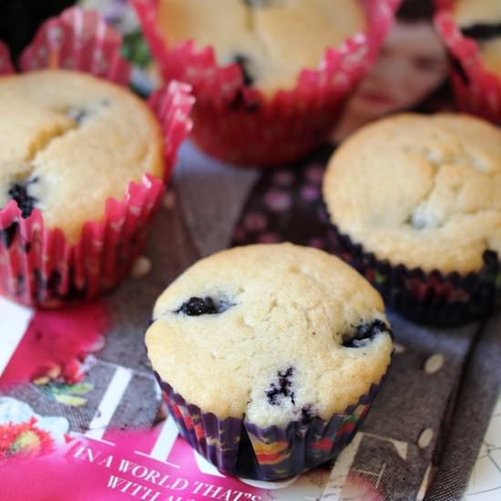 Vegan Blueberry Muffins