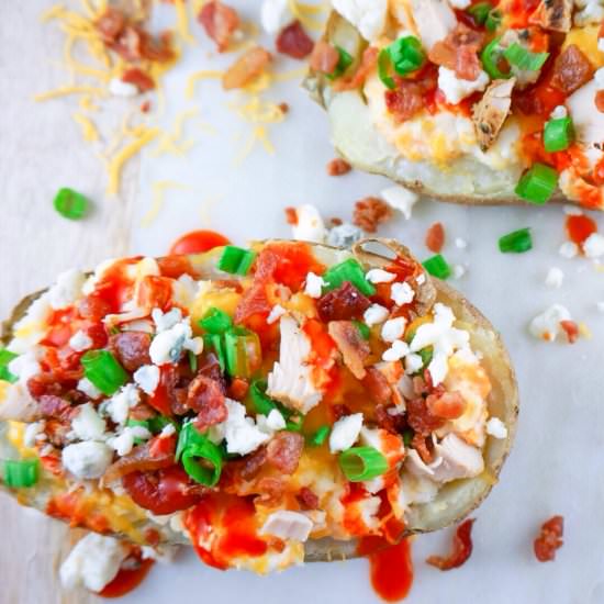 Buffalo Twice Baked Potatoes