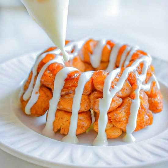 Peach Orange Mini Monkey Bread