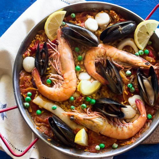 Seafood Paella
