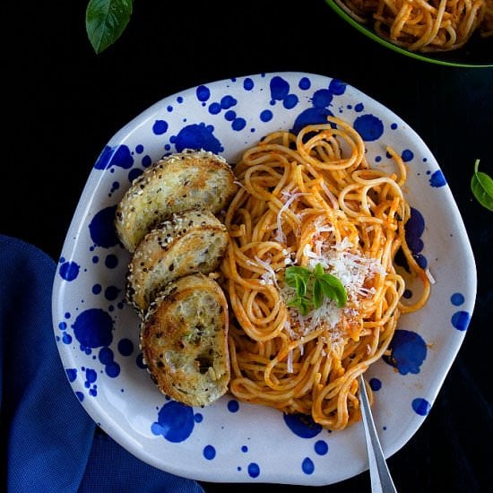 Roasted Red Pepper Pasta