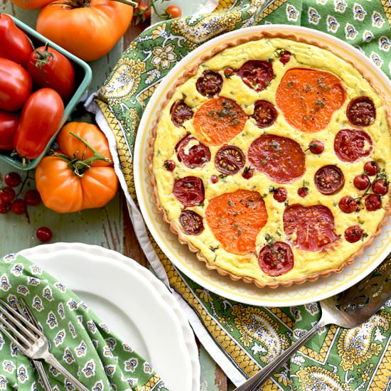 Heirloom Tomato Tart