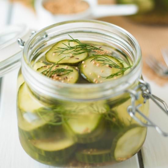 Homemade Dill Pickle Chips