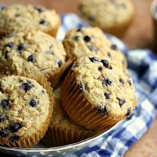 Soaked Oatmeal Muffins