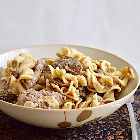 Beef Stroganoff