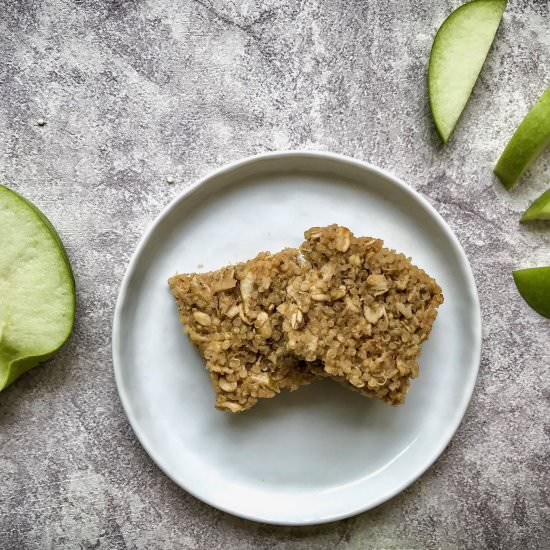 Apple Ginger Quinoa Bars