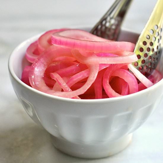 Quick Pickled Red Onions
