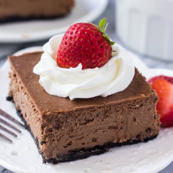 Chocolate Cheesecake Bars