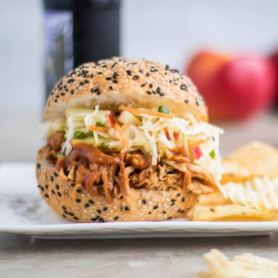 BBQ Pulled Chicken Sandwiches