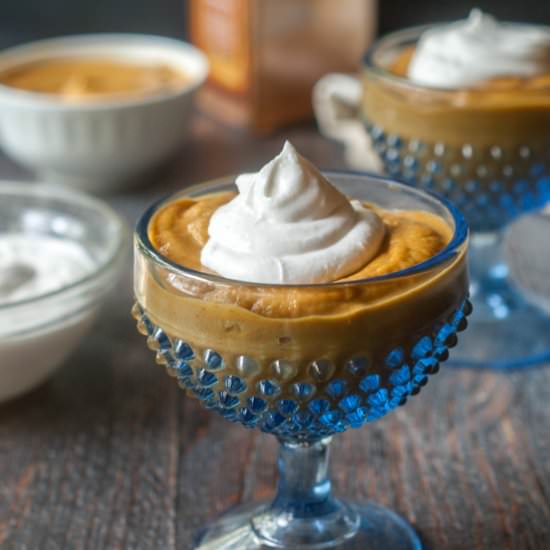 Healthy Pumpkin Pie Pudding