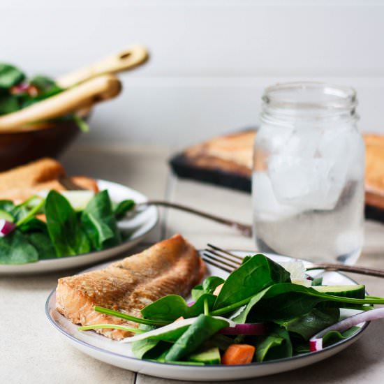 Maple & Rye Cedar-Planked Salmon