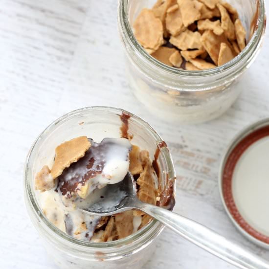 Homemade Drumstick Ice Creams