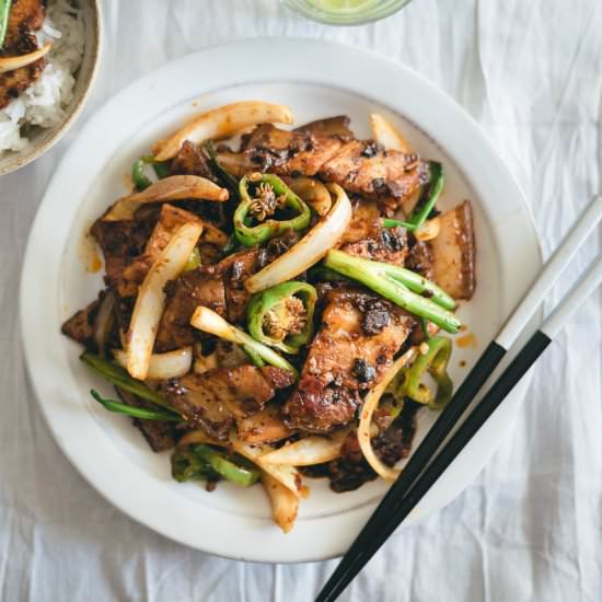 Twice Cooked Pork (回锅肉) & A Sauce
