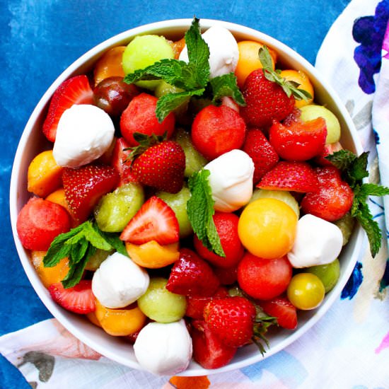 Strawberry Melon Caprese