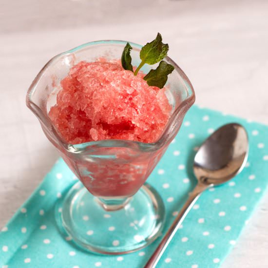 Watermelon Mint Granita