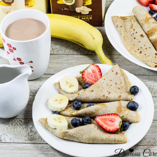 Healthy Banana Crepes