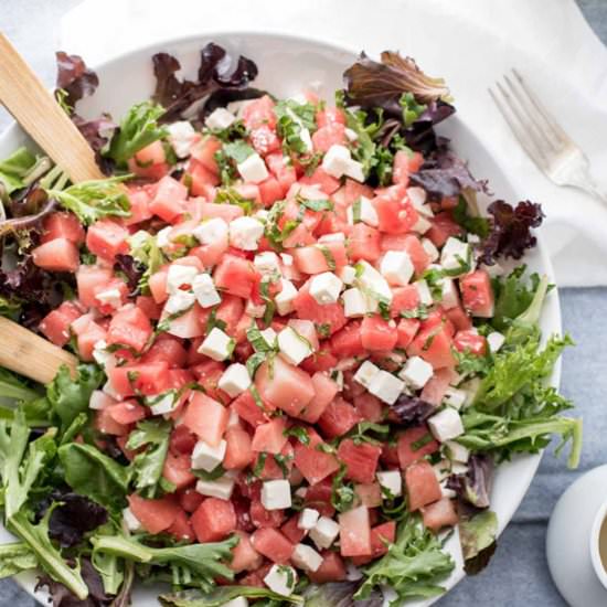 Summer Bliss Watermelon Feta Salad