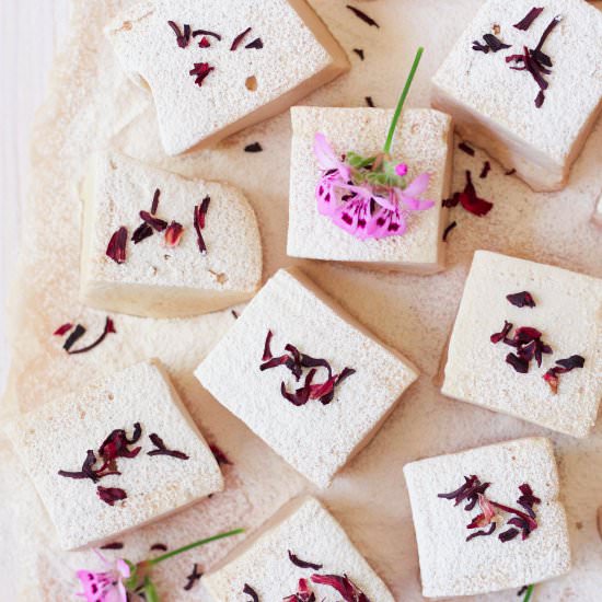 Vitamin C Hibiscus Marshmallows