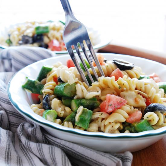 Allergy-friendly Tuscan Pasta Salad