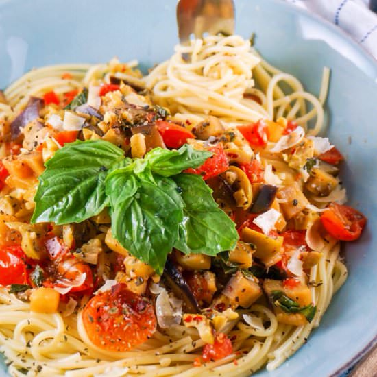 easy eggplant pomodoro