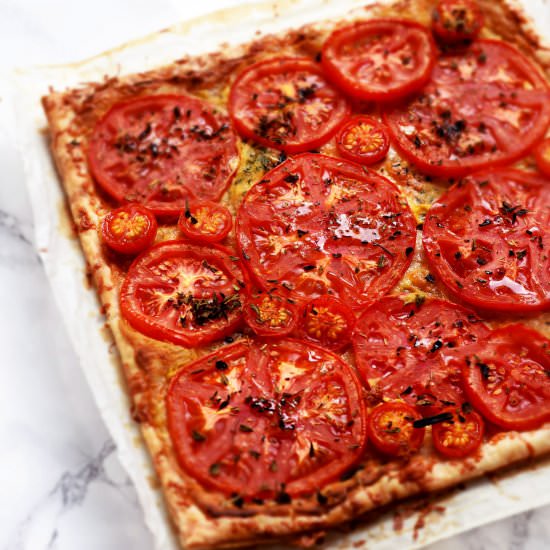 Tomato & Dijon Mustard Tart