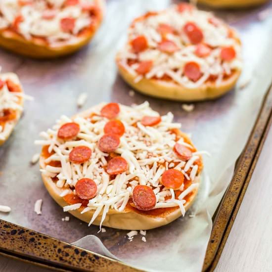 Freezer Pizza Bagels