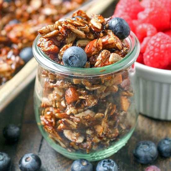 Paleo Gingerbread Granola