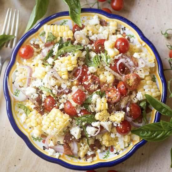 Fresh Corn-Off-the-Cob Salad