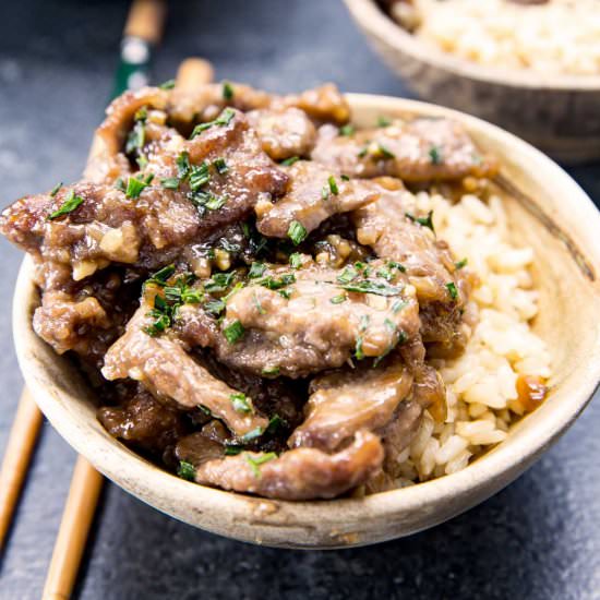 Easy Mongolian Beef