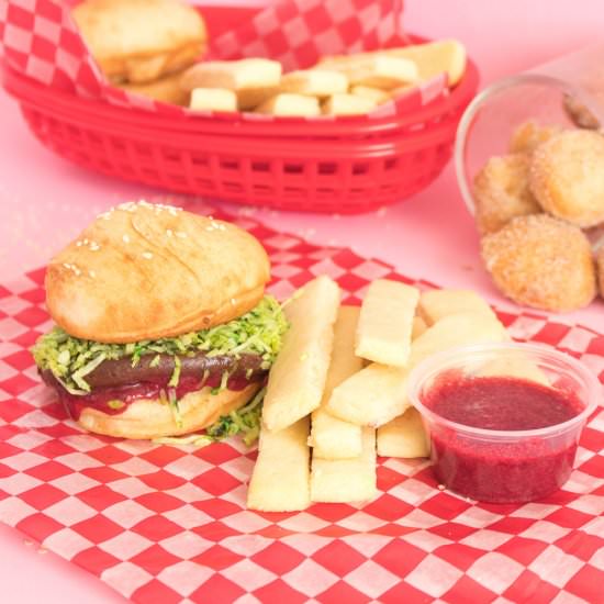 Donut Burgers & Cookie Fries