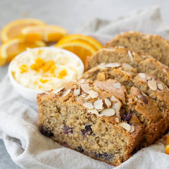 Orange Blueberry Breakfast Bread
